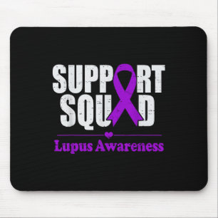 Support Squad Lupus Awareness Purple Autoimmune Di Mouse Mat