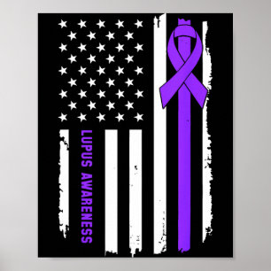 Support squad lupus awareness warrior fighter poster