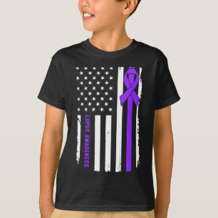 Support squad lupus awareness warrior fighter T-Shirt