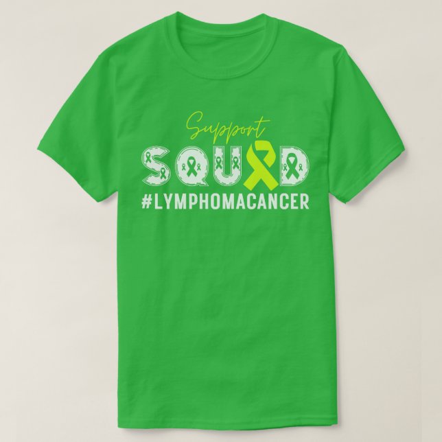 Support Squad Lymphoma 8 T-Shirt (Design Front)