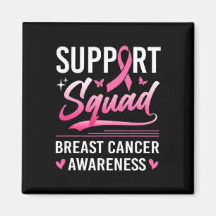 Support Squad Matching Family Breast Cancer Awaren Magnet