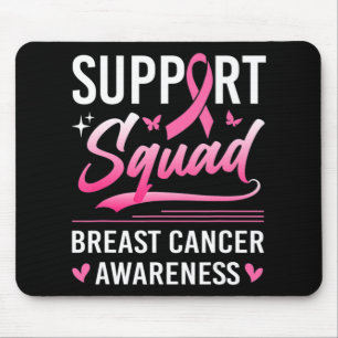 Support Squad Matching Family Breast Cancer Awaren Mouse Mat