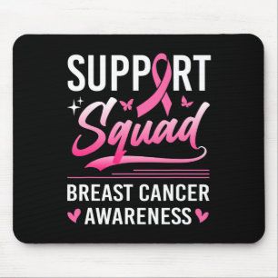 Support Squad Matching Family Breast Cancer Awaren Mouse Mat