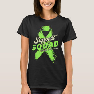 Support Squad Mental Health Awareness Lime Green R T-Shirt