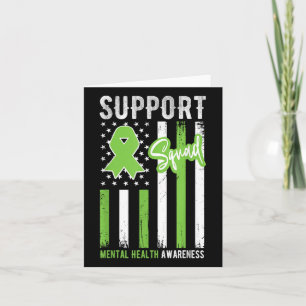 Support Squad Mental Health Awareness Men Women Card