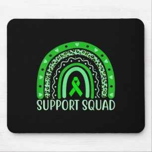 Support Squad Mental Health Awareness Month Green Mouse Mat