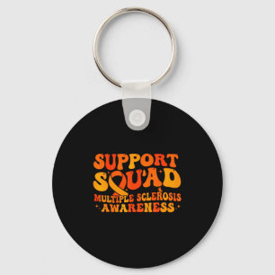Support squad multiple sclerosis awareness ms key ring