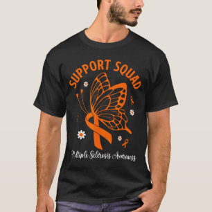 Support squad multiple sclerosis awareness orange T-Shirt