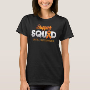 Support Squad Multiple Sclerosis Awareness Warrior T-Shirt