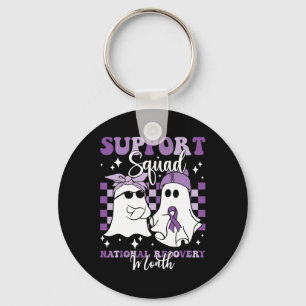 Support Squad National Recovery Month Addiction Re Key Ring
