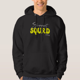 Support Squad Obesity Awareness Yellow Ribbon Hoodie