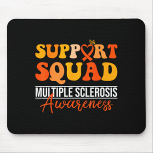 Support squad orange ribbon ms walk nervous system mouse mat