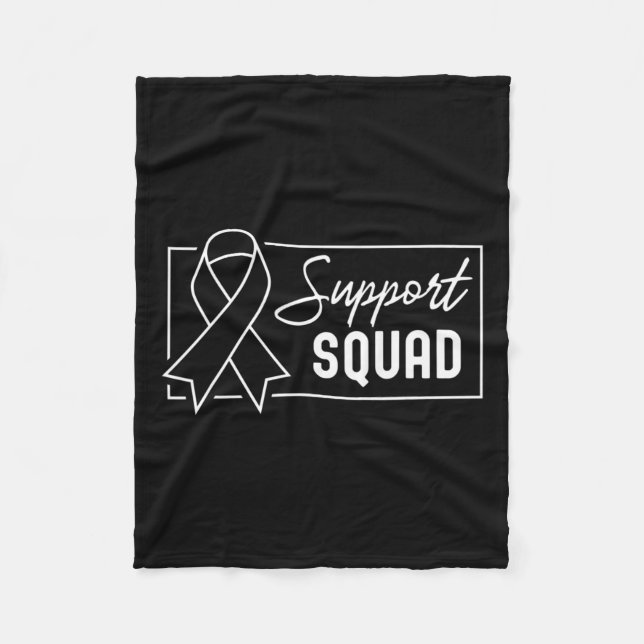 Support Squad Orange Warrior Crps Awareness 2  Fleece Blanket (Front)
