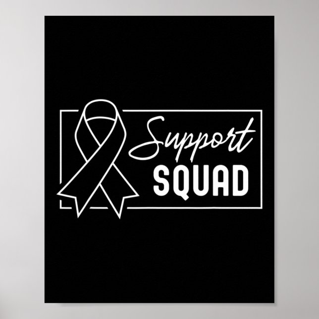 Support Squad Orange Warrior CRPS Awareness 2 Poster (Front)