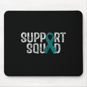 Support Squad Ovarian Cancer Awareness Comfort Col Mouse Mat