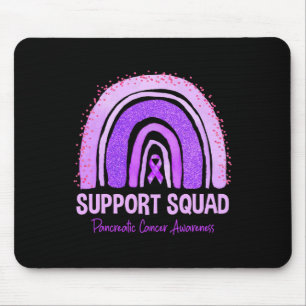 Support Squad Pancreatic Cancer Awareness Rainbow  Mouse Mat