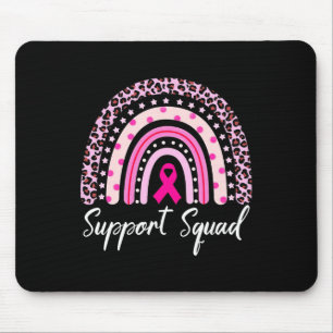 Support Squad Pink Rainbow Leopard Breast Cancer A Mouse Mat
