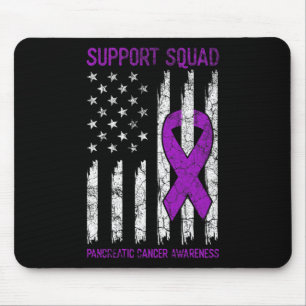 Support Squad - Purple Pancreatic Cancer Awareness Mouse Mat