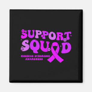 Support Squad Purple Ribbon Moebius Artwork Magnet