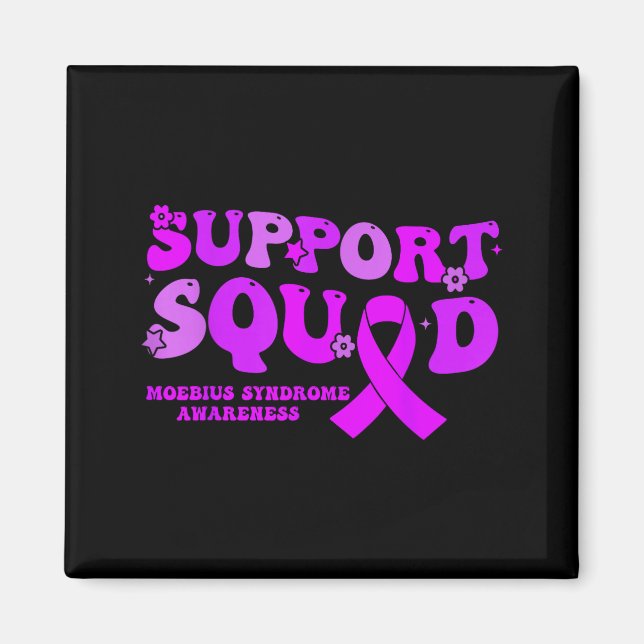 Support Squad Purple Ribbon Moebius Artwork Magnet (Front)
