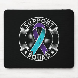 Support Squad Ribbon Suicide Prevention Awareness Mouse Mat