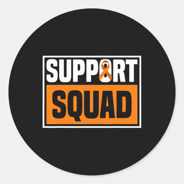 Support Squad Rsd Crps Awareness 1  Classic Round Sticker (Front)
