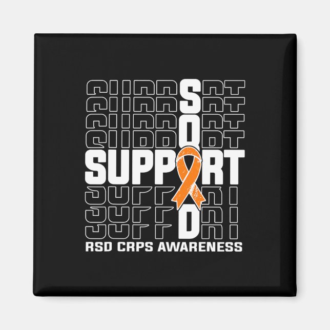Support Squad Rsd Crps Awareness 2  Magnet (Front)