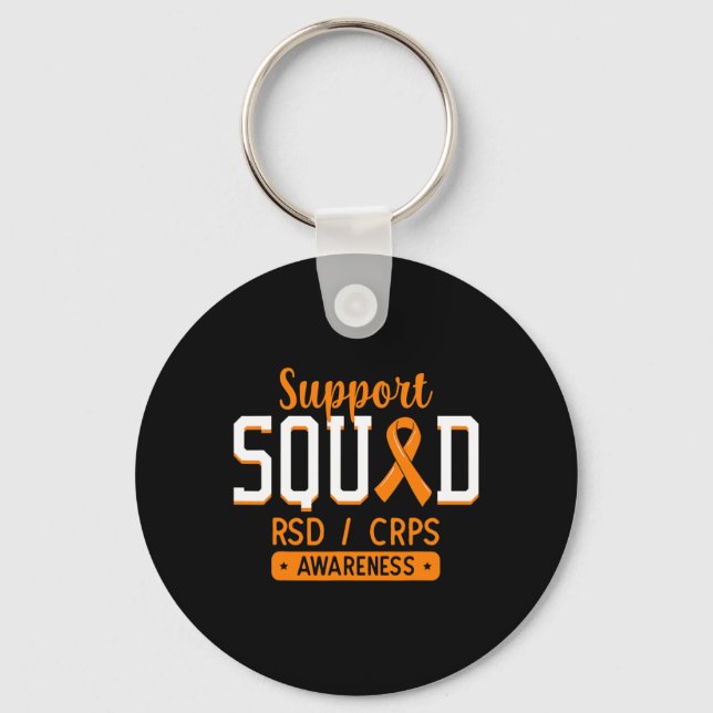 Support Squad Rsdcrps Complex Regional Pain Syndro Key Ring (Front)