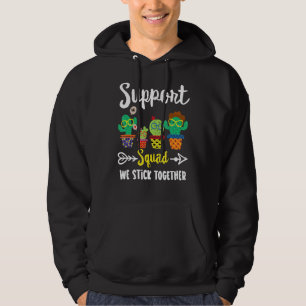 Support Squad School Cactus Team Support Teacher Hoodie