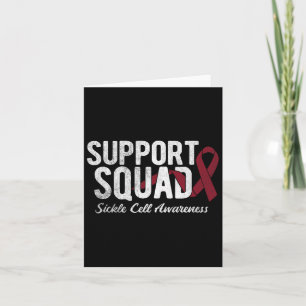 Support Squad Sickle Cell Awareness 5 Card