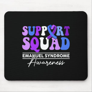 Support Squad Sunflower Hair Emanuel Syndrome Gift Mouse Mat