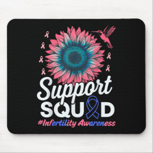 Support Squad Sunflower Warrior Infertility Awaren Mouse Mat