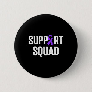 Support Squad Support Pancreatic Cancer Awareness 6 Cm Round Badge