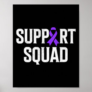 Support Squad Support Pancreatic Cancer Awareness Poster