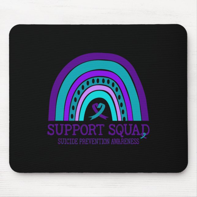 Support Squad Support Rainbow Suicide Prevention A Mouse Mat (Front)