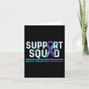 Support Squad Support Suicide Prevention Awareness Card