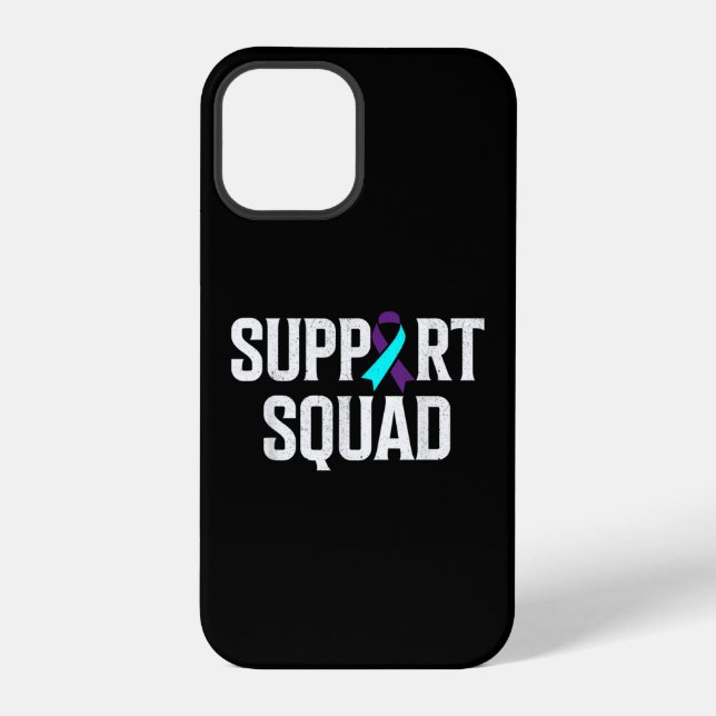 Support Squad Support Suicide Prevention Awareness iPhone Case (Back)