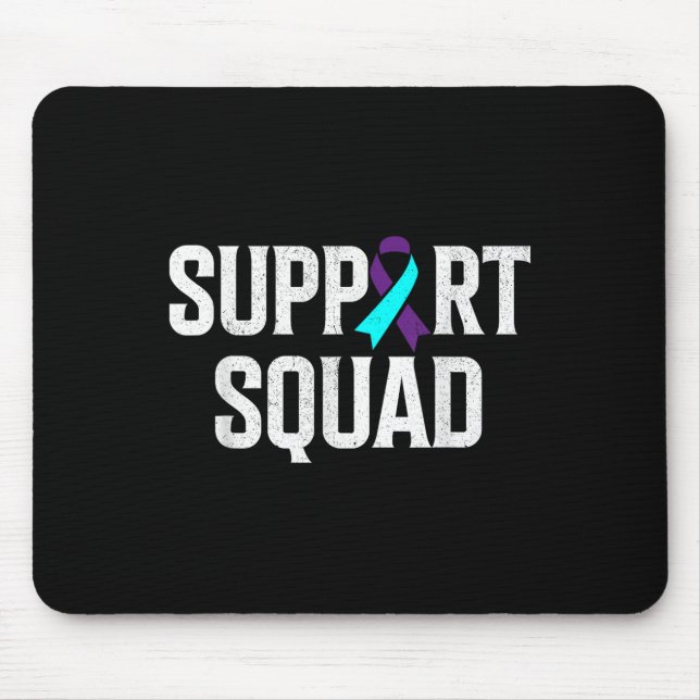 Support Squad Support Suicide Prevention Awareness Mouse Mat (Front)