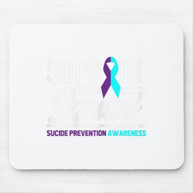 Support Squad Support Suicide Prevention Awareness Mouse Mat (Front)