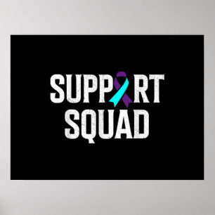 Support Squad Support Suicide Prevention Awareness Poster