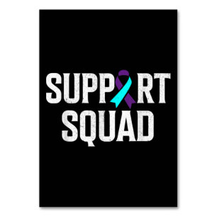 Support Squad Support Suicide Prevention Awareness Table Number