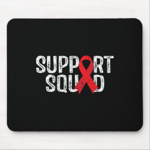 Support Squad Tee Blood Cancer Awareness Mouse Mat