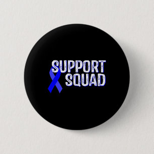 Support Squad Warrior Alopecia Areata Awareness 6 Cm Round Badge
