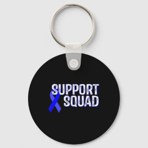 Support Squad Warrior Alopecia Areata Awareness Key Ring