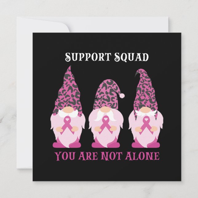 Support Squad You Are Not Alone Invitation (Back)
