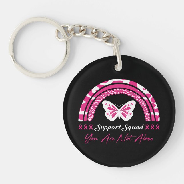 Support Squad You Are Not Alone Key Ring (Front)