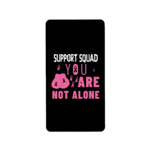 Support Squad You Are Not Alone Label