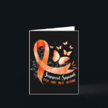 Support Squad You Are Not Alone Leukaemia Awarenes Card<br><div class="desc">Support Squad You Are Not Alone Leukaemia Awarenes Men Women</div>