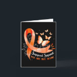 Support Squad You Are Not Alone Leukaemia Awarenes Card<br><div class="desc">Support Squad You Are Not Alone Leukaemia Awarenes Men Women</div>
