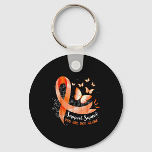 Support Squad You Are Not Alone Leukaemia Awarenes Key Ring